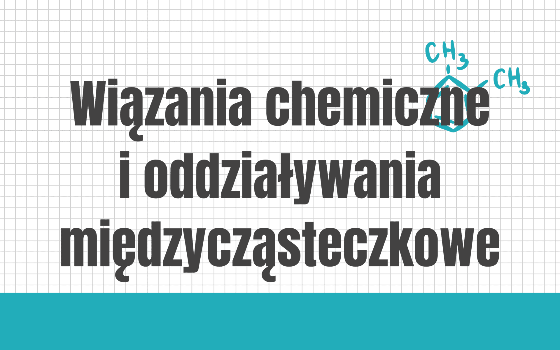 Wiązania chemiczne i oddziaływania międzycząsteczkowe #nowa-formuła #