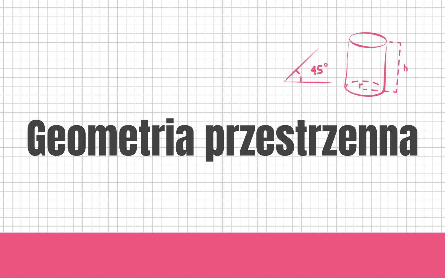 Geometria przestrzenna #nowa-formuła #podstawa - Kursy do matury