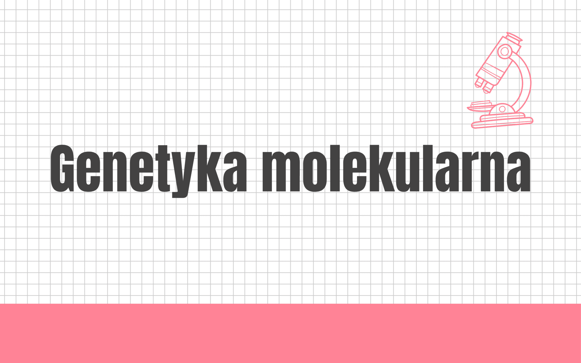 Genetyka molekularna #nowa-formuła #rozszerzenie - Kursy do matury