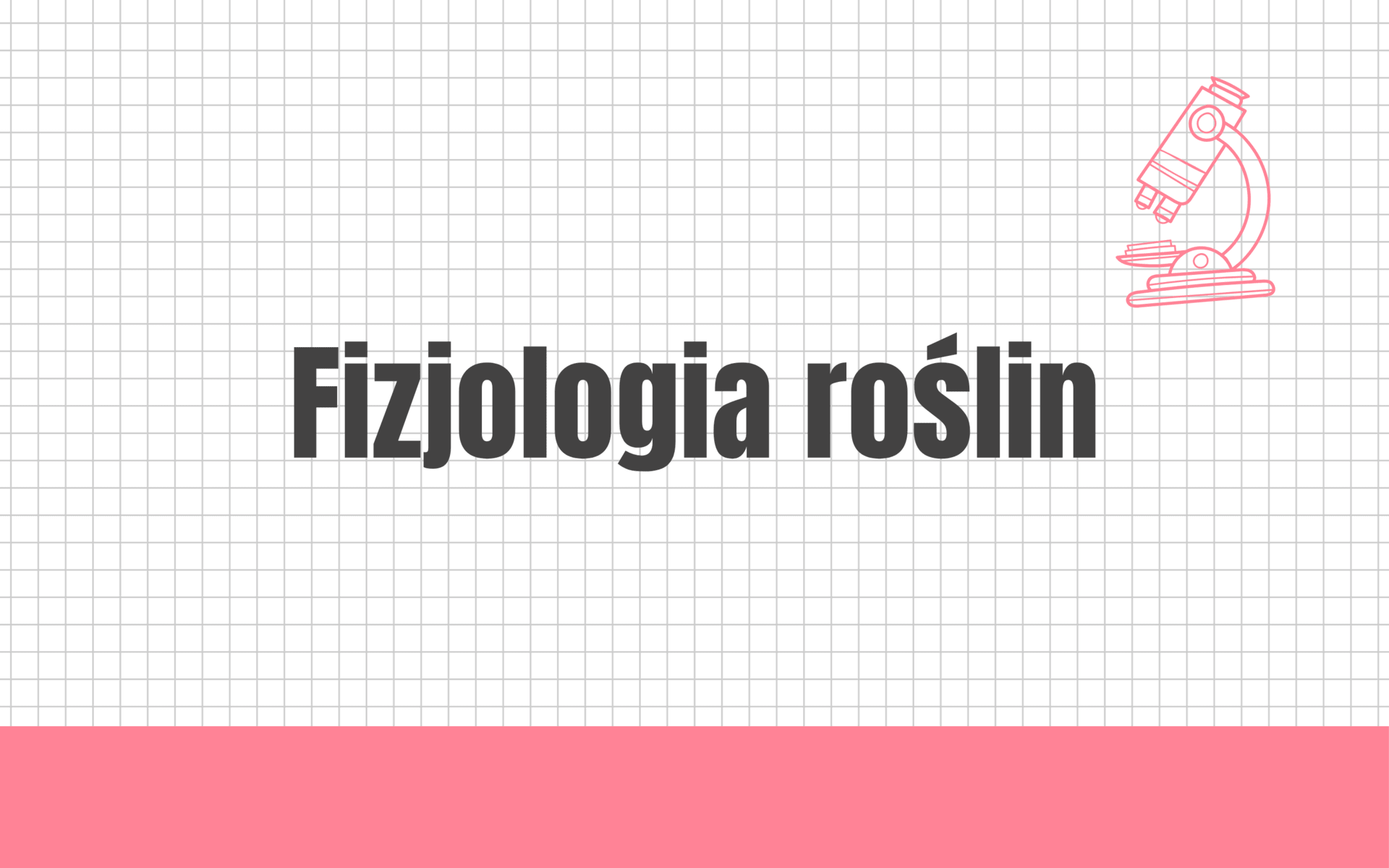 Fizjologia roślin #nowa-formuła #rozszerzenie - Kursy do matury