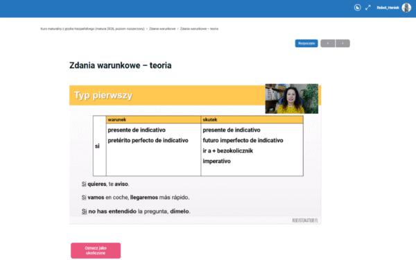 Kurs maturalny z języka hiszpańskiego (wersja standard) #matura-2026 #podstawa - obrazek 3