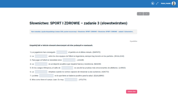 Kurs maturalny z języka hiszpańskiego (wersja standard) #matura-2026 #podstawa - obrazek 5