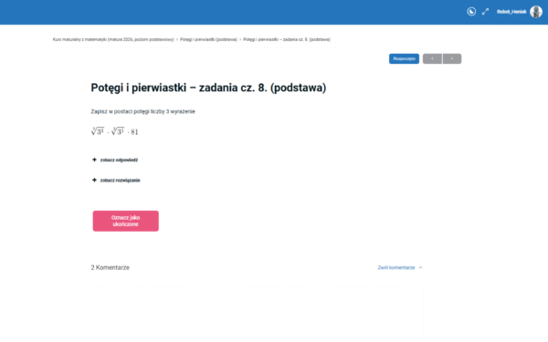 Kurs maturalny z matematyki (wersja VIP) #matura-2026 #podstawa - obrazek 4