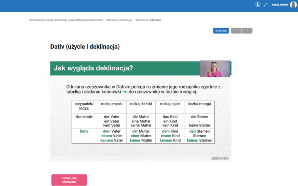 Kurs maturalny z języka niemieckiego (wersja VIP) #matura-2026 #rozszerzenie - obrazek 3