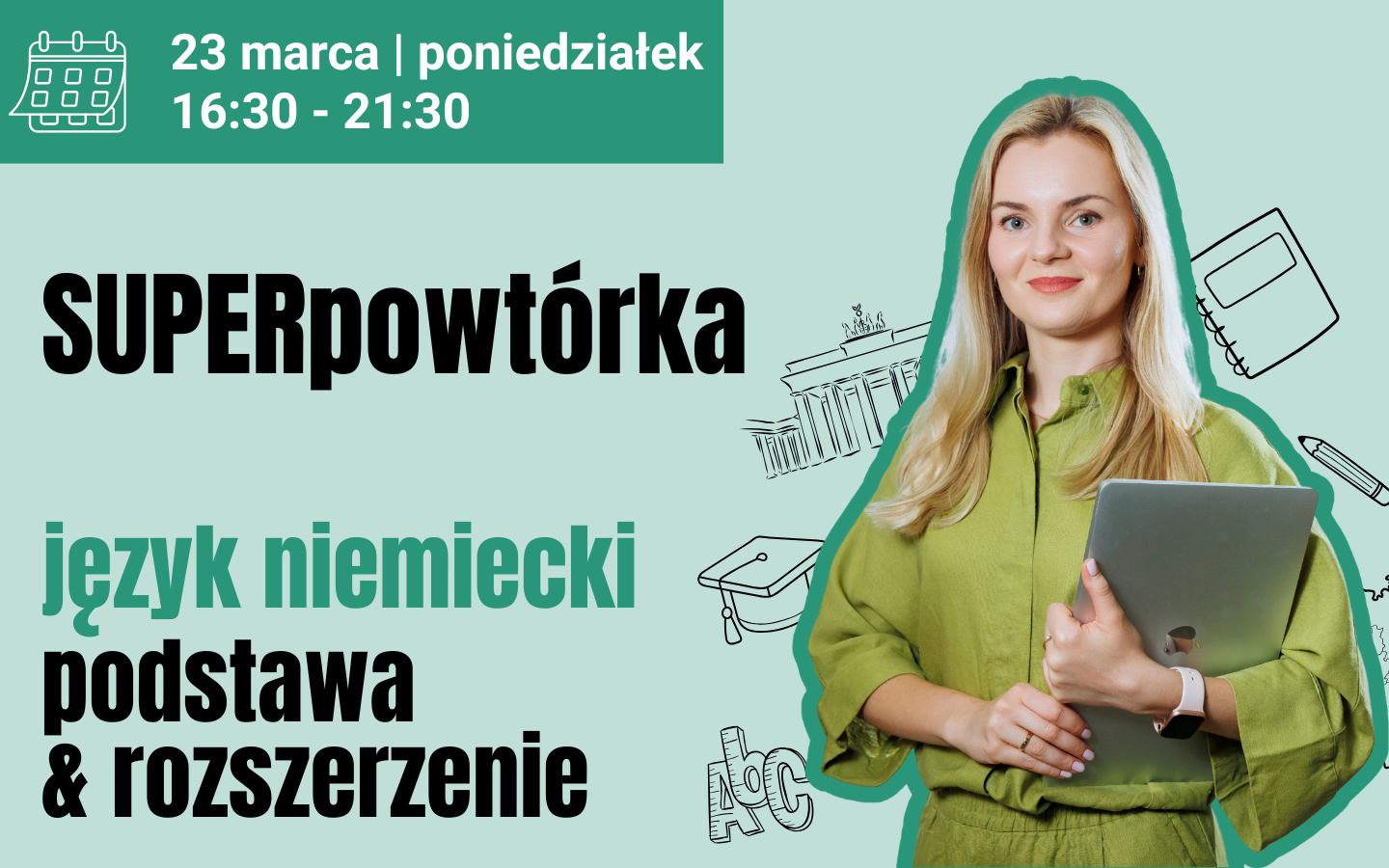23.03.2026 | SUPERpowtórka z języka niemieckiego | I TURA