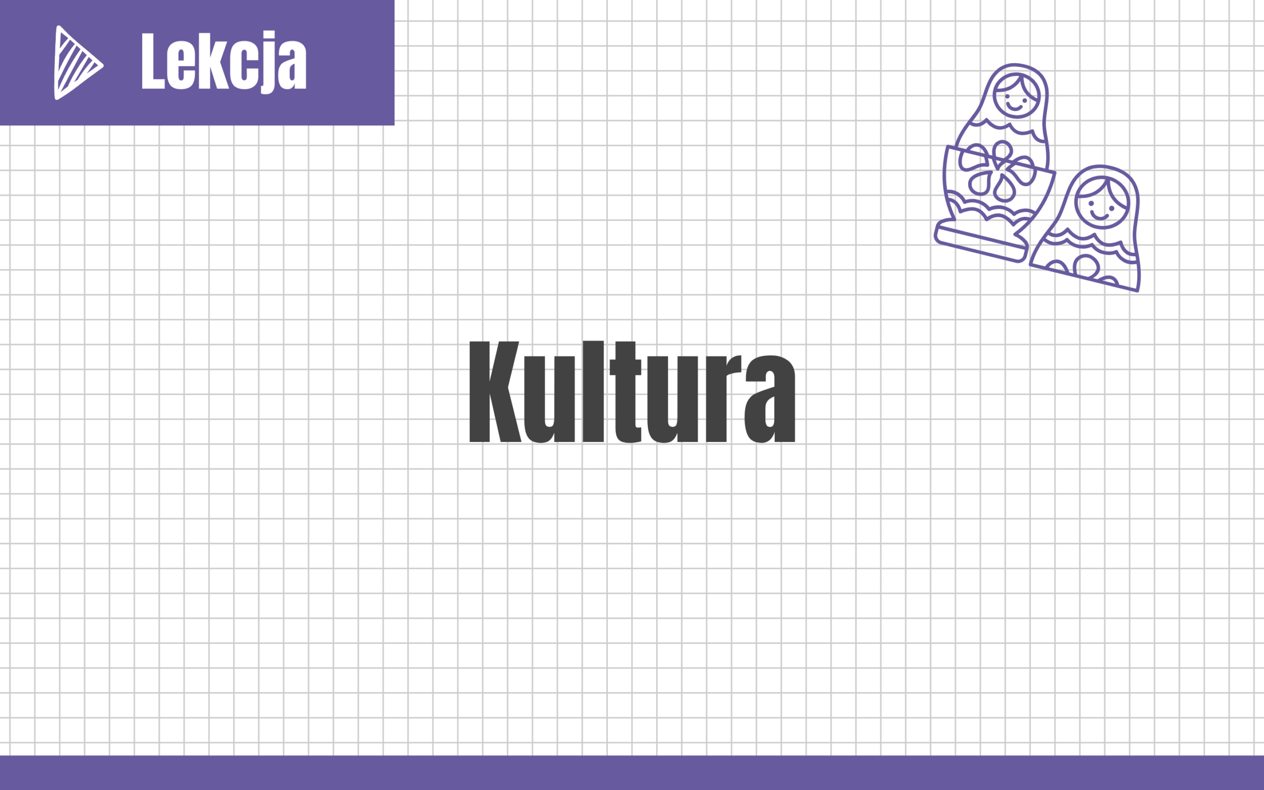 Kultura #nowa-formuła #podstawa