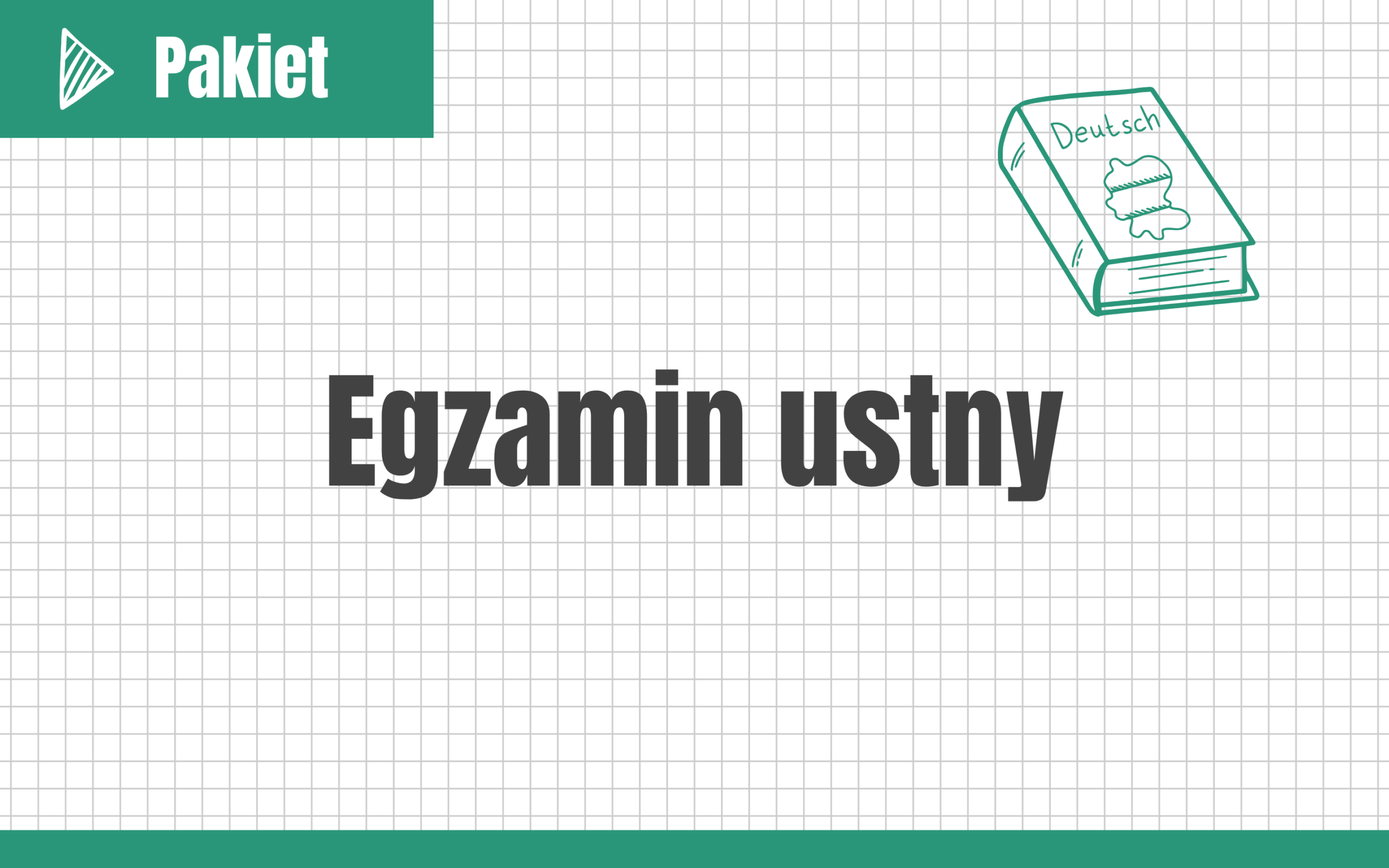 Egzamin ustny #nowa-formuła #podstawa
