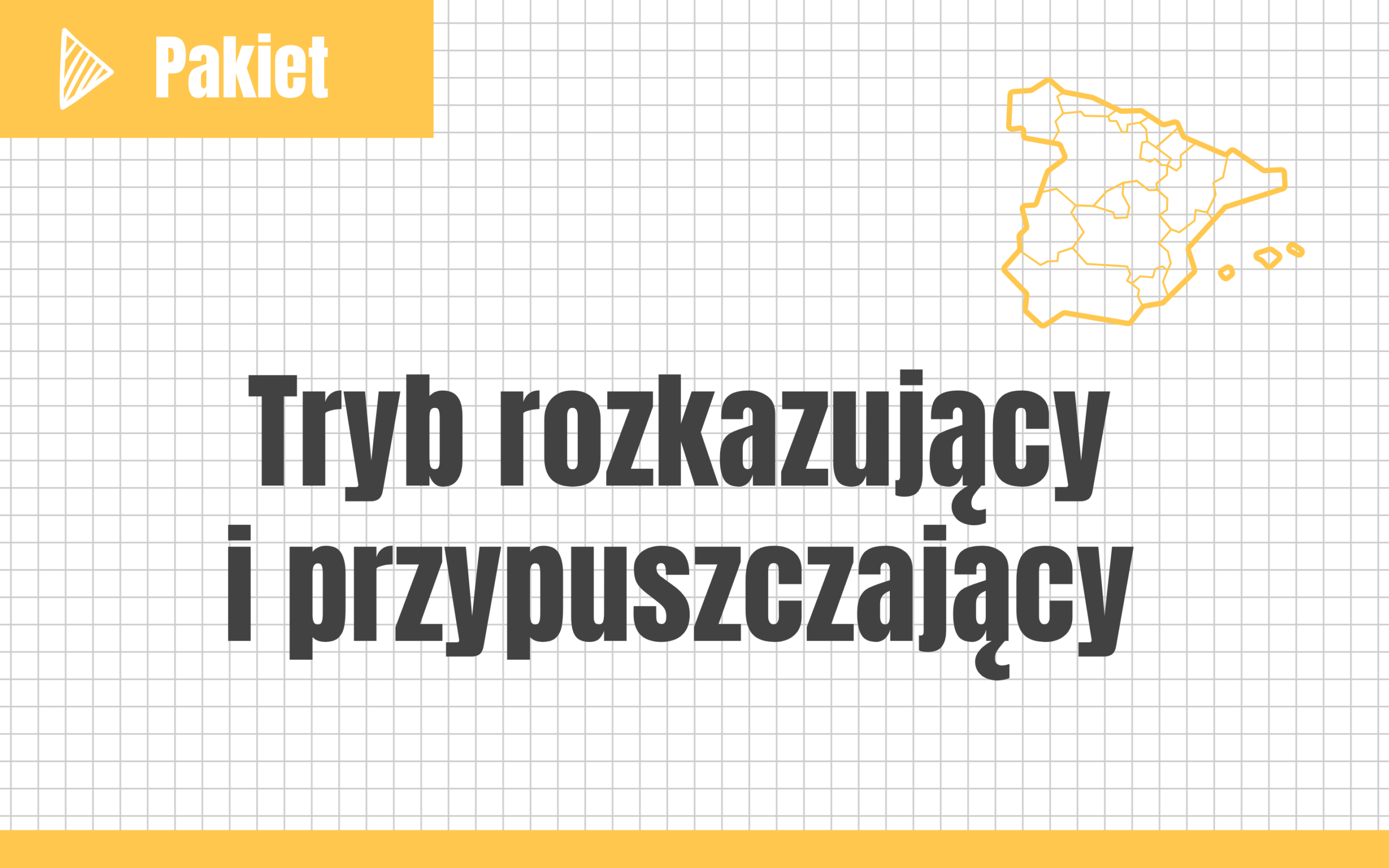 Tryb rozkazujący i przypuszczający #nowa-formula #podstawa